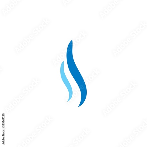 Water Wave symbol and icon Logo Template