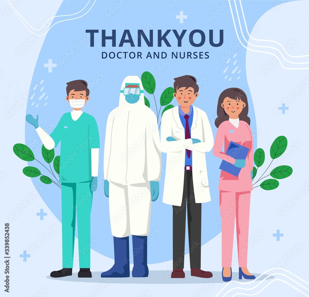 Thank you doctors and nurses working in the hospitals and fighting the ...