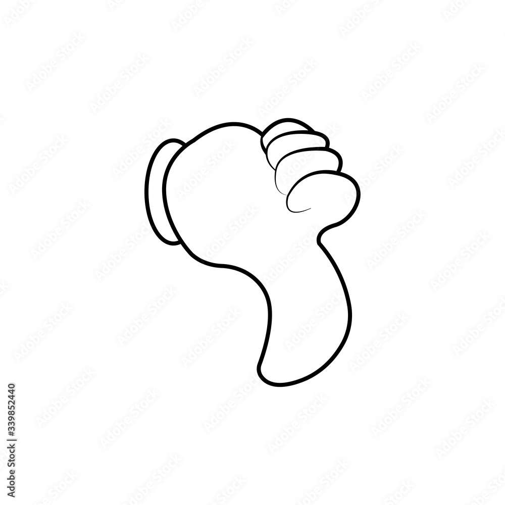 Dislike line icon. Design vector illustration Dislike line icon. Design vector illustration
