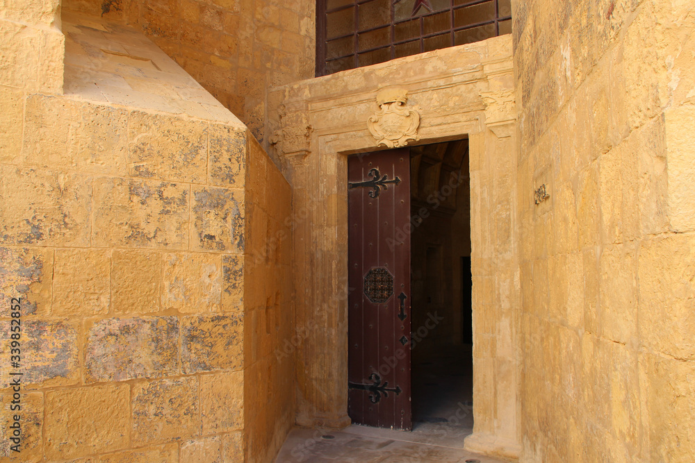 chapel in the st elmo fort in valletta in malta