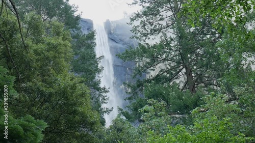 Shot of Bridalveil Falls in Yosemite, California