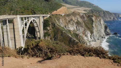 Timelapse of Bixby Creek Bridge on the Big Sur