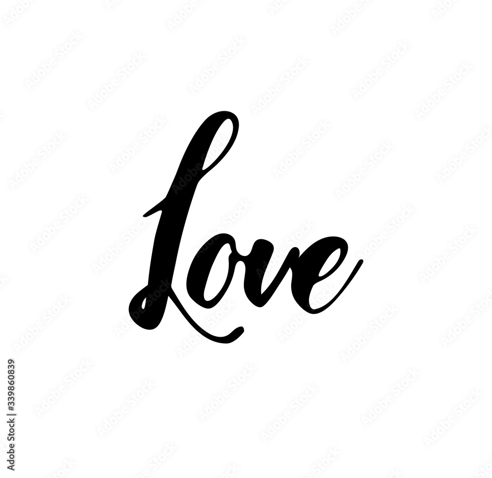 Obraz premium Handwritten vector word 