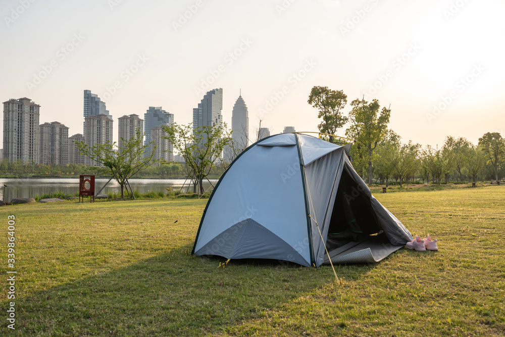 tent in park