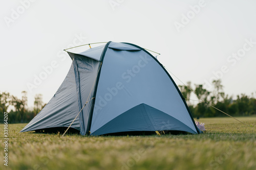 tent in park photo