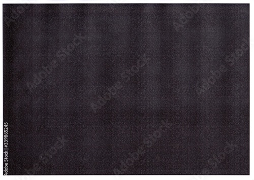 Print to test black toner , Black paper texture background. photo