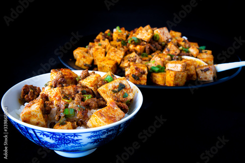 Mapo tofu with Chinese douban paste photo