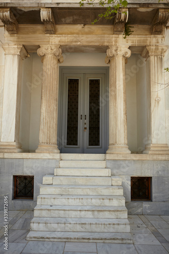 traditional door entrance at Athens Greece