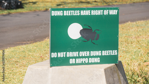street signs in Santa Lucia South Africa 