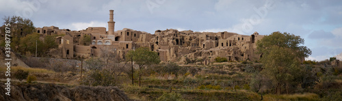 Mountain village of Kharanagh in the South of Iran photo