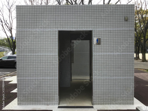 Public toilet in the park