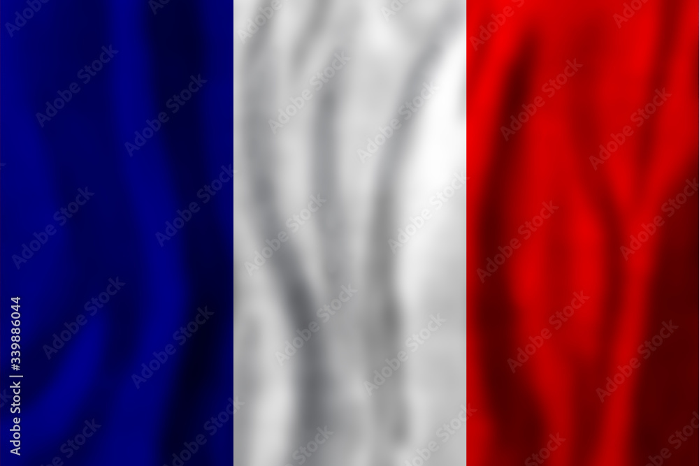 Travel concept with France  flag Background. Education and business