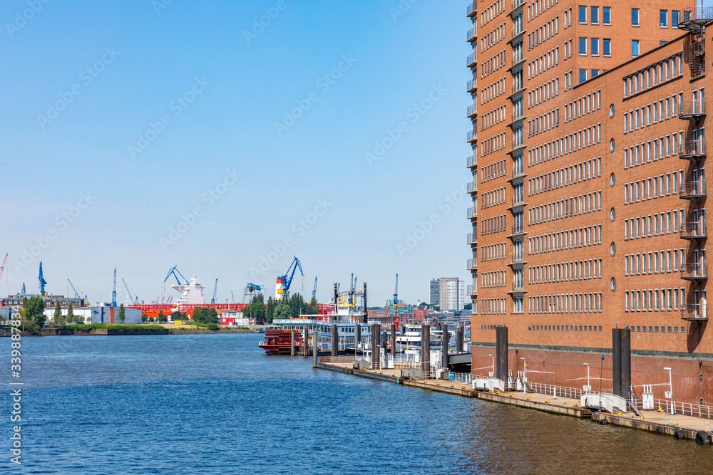 Blick in die Hamburger Hafencity