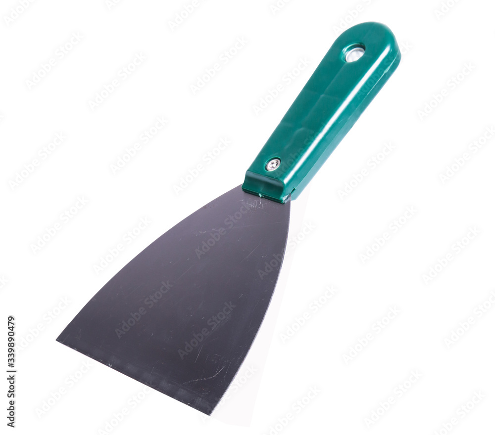 Putty Knife isolated on white background Putty Knife isolated on white background