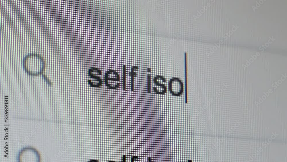 Self isolation search bar extreme close-up typing text box. Macro Self isolation search bar extreme close-up typing text box. Macro
