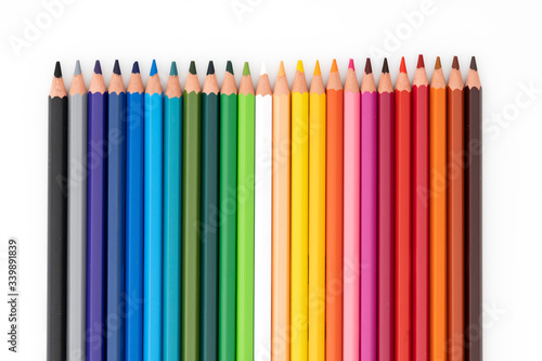 Lot of colored pencil
