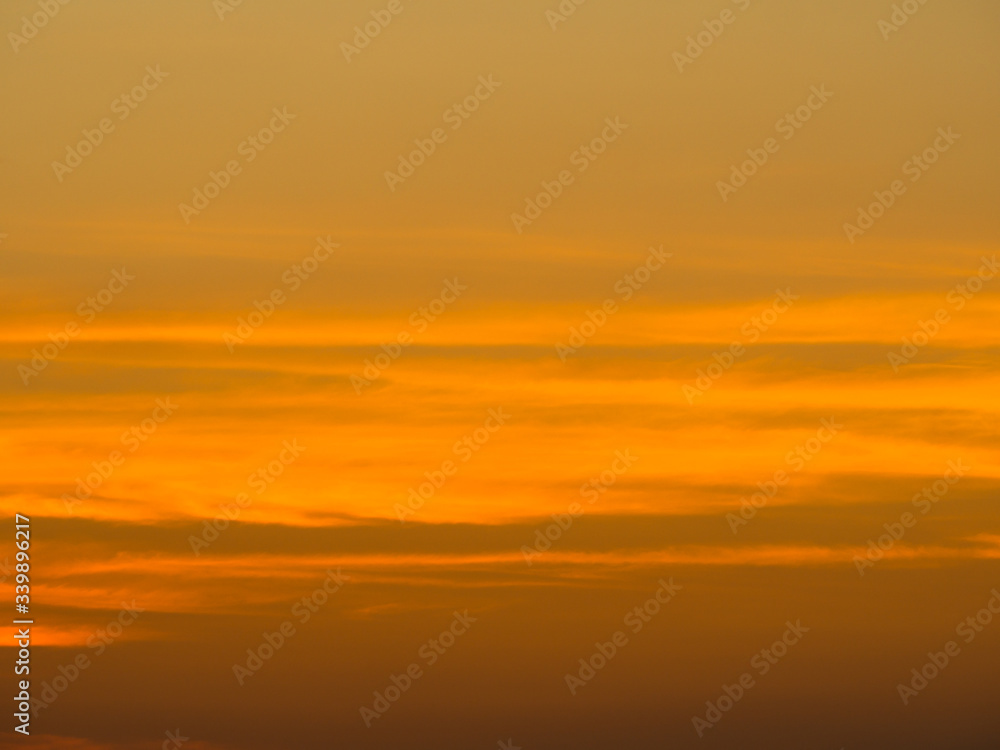 Fototapeta premium Dusk sky, Evening colorful sky dramatic and wonderful.
