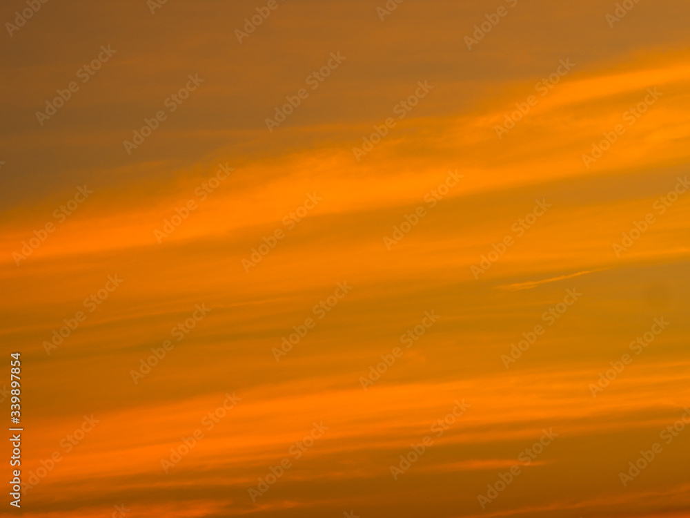 Obraz premium Dusk sky, Evening colorful sky dramatic and wonderful.