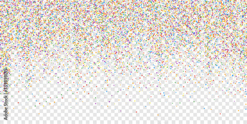 Festive confetti. Celebration stars. Colorful conf