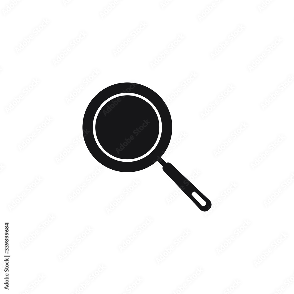 frying pan icon design isolated on white background frying pan icon design isolated on white background