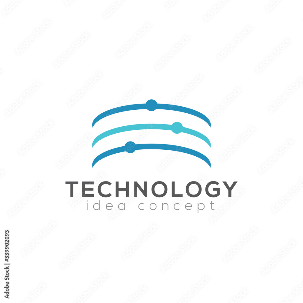 Creative Technology Concept Design Logo Template Creative Technology Concept Design Logo Template