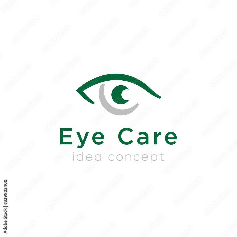 Fototapeta premium Creative Eye Concept Logo Design Template