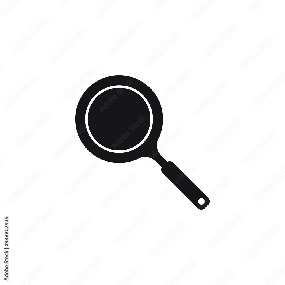 frying pan icon design isolated on white background frying pan icon design isolated on white background