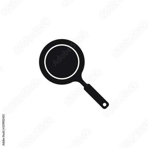 frying pan icon design isolated on white background