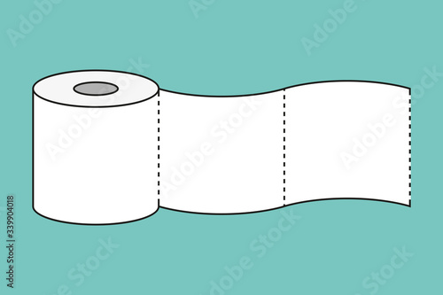 roll of toilet paper icon vector illustration EPS10