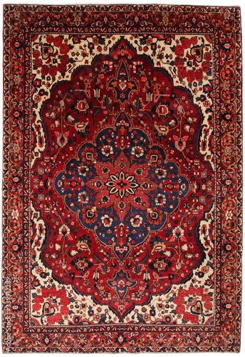 Old and modern Persian Colourful Arabesque and handmade carpet, rug gelim, patchwork, and Gabbeh with the pattern.