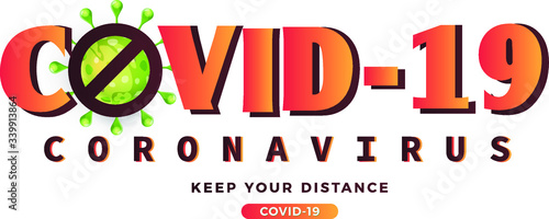 Novel coronavirus covid19 spread outbreak background design