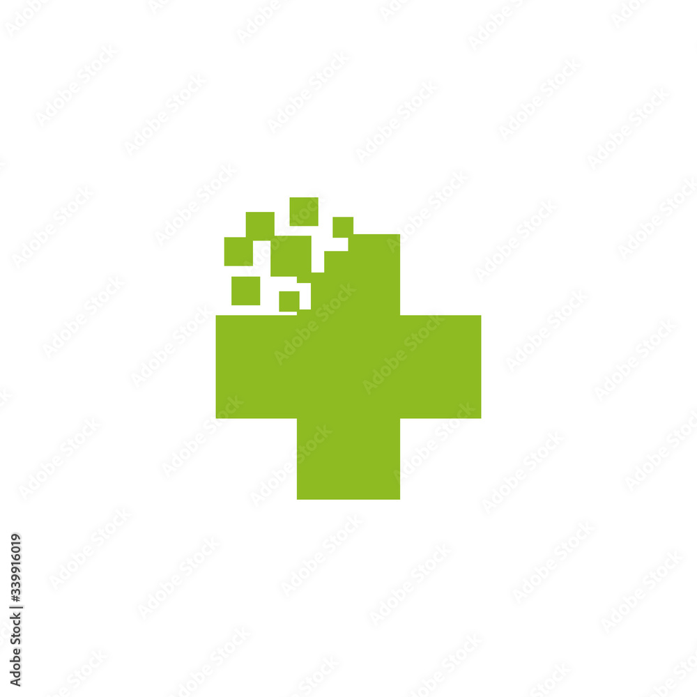 Medical and health care icon logo design template Medical and health care icon logo design template