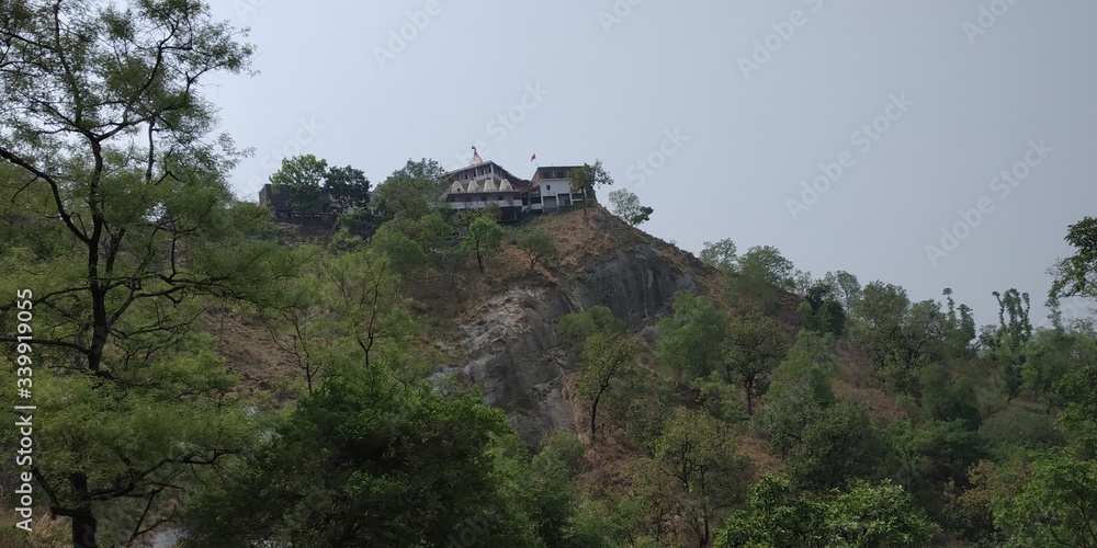 castle in the mountains