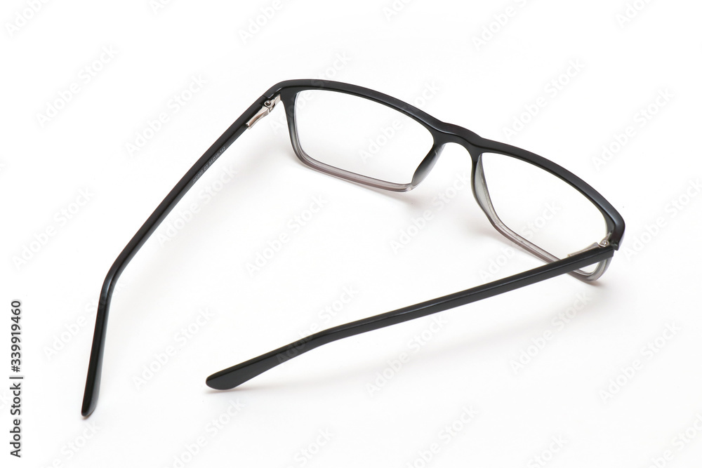 glasses on white background glasses on white background