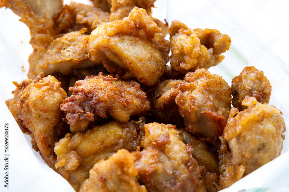 Golden Crunchy Fried Chicken Ready To Eat Golden Crunchy Fried Chicken Ready To Eat