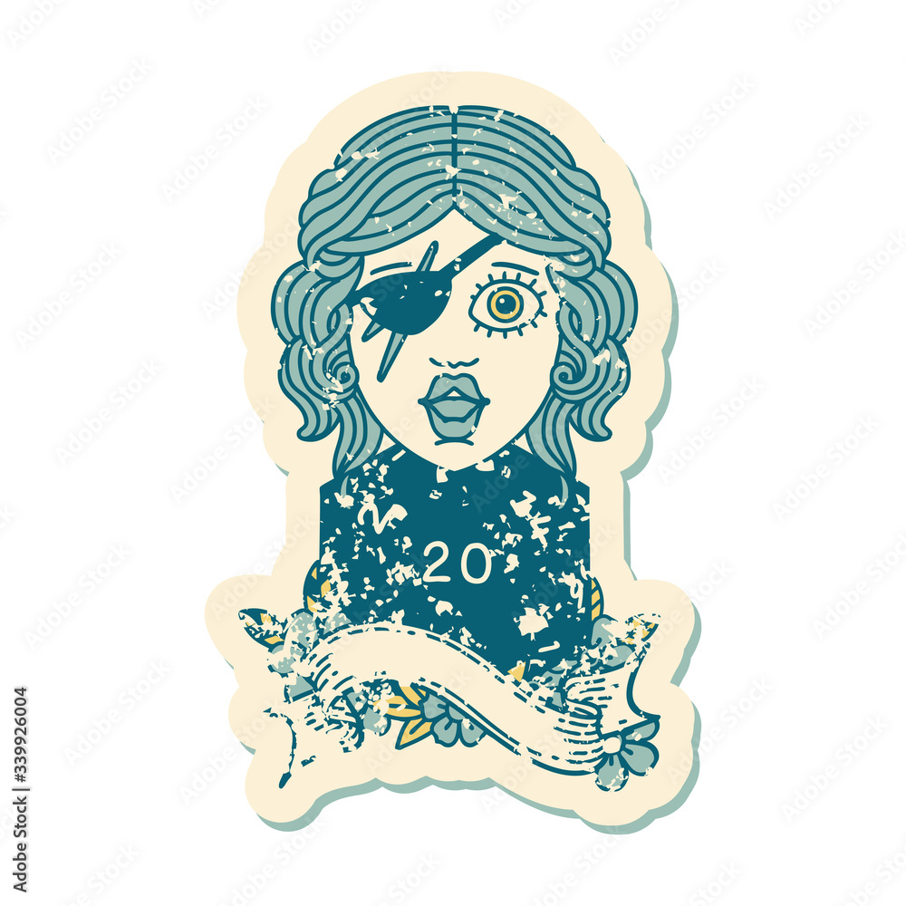 human rogue with natural twenty dice roll illustration human rogue with natural twenty dice roll illustration