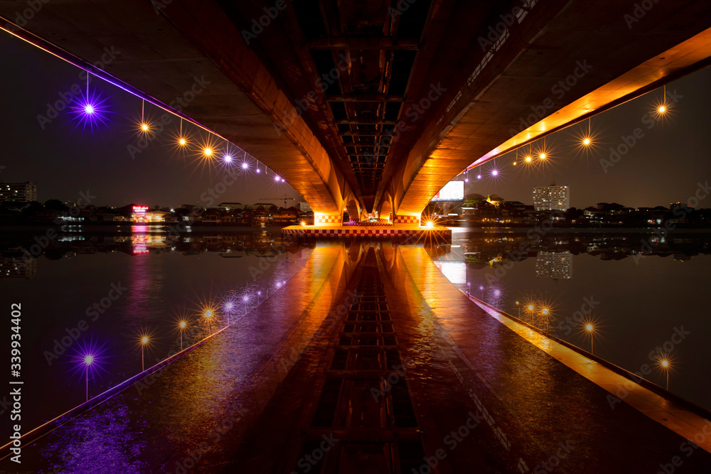 bridge at night