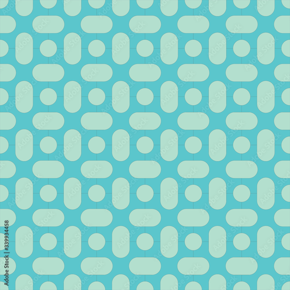 rectangle geometric seamless vector pattern