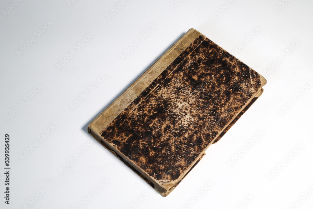 Composition of old books, with yellowed and ruined pages. Light background. Composition of old books, with yellowed and ruined pages. Light background.