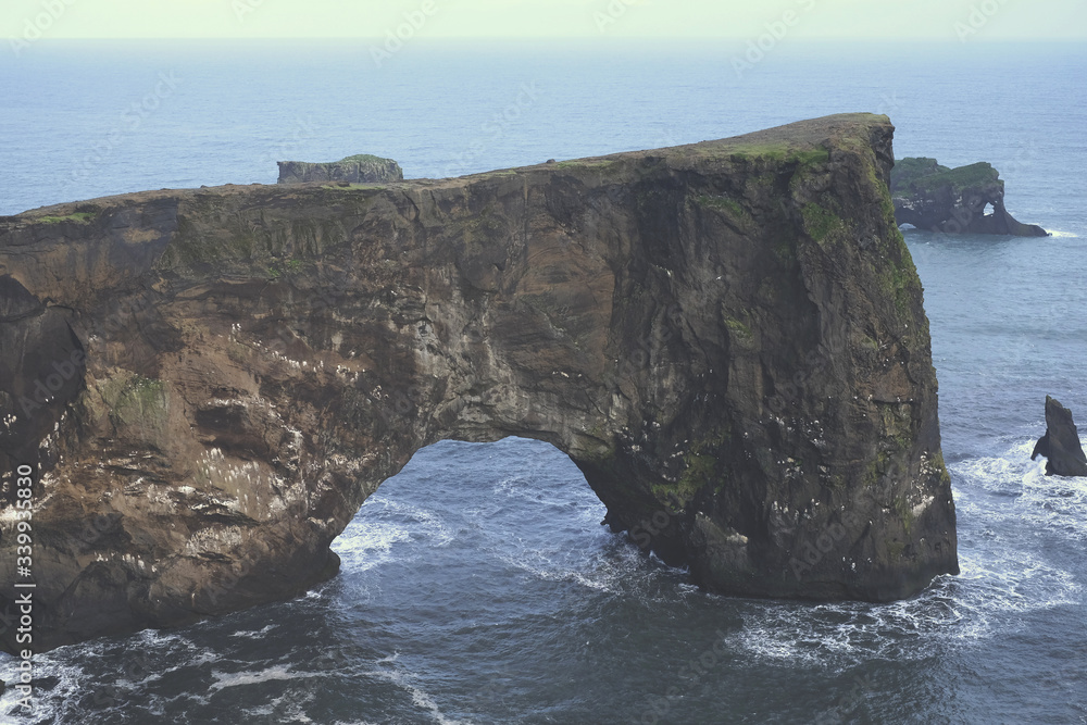 Fototapeta premium Panoramic views of Dyrholaey