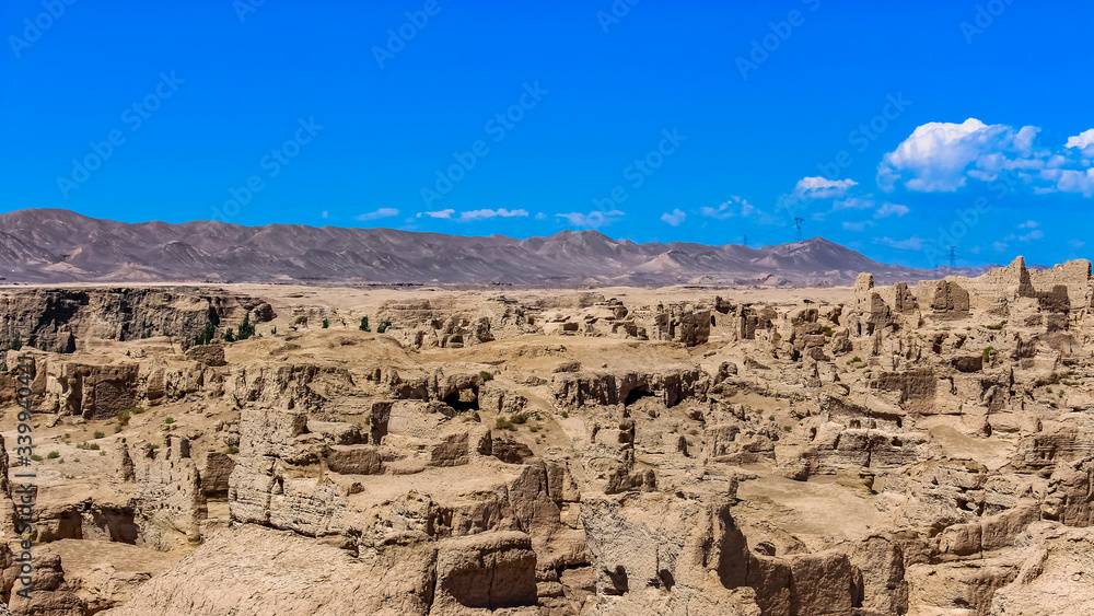 Jiaohe is a ruined city in the Yarnaz Valley, was once the capital of the Jushi Kingdom