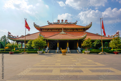 Ben Duoc Temple (Den Ben Duoc), Cu Chi Tunnel, Ho Chi Minh, The historic district revolutionary beside Cu Chi tunnel, a famous base of revolutionary Vietnam before 1975 photo