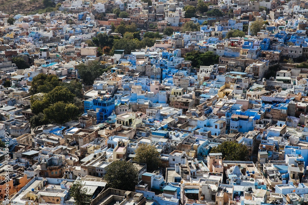 Jodhpur, the blue city in Rajasthan India Jodhpur, the blue city in Rajasthan India
