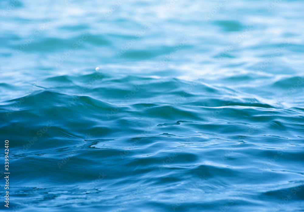 Naklejka premium Blue sea water background texture