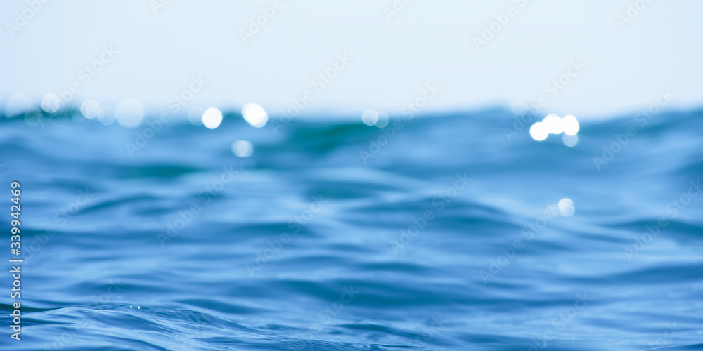 Lights on sea background. Waves. Lights on sea background. Waves.