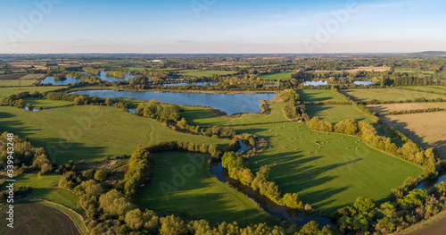 Oxfordshire countryside and Lake