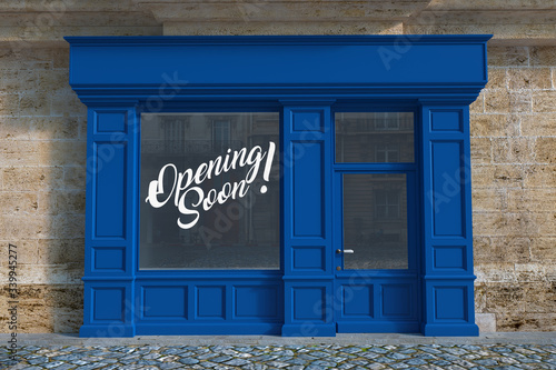 Small shop with opening soo...