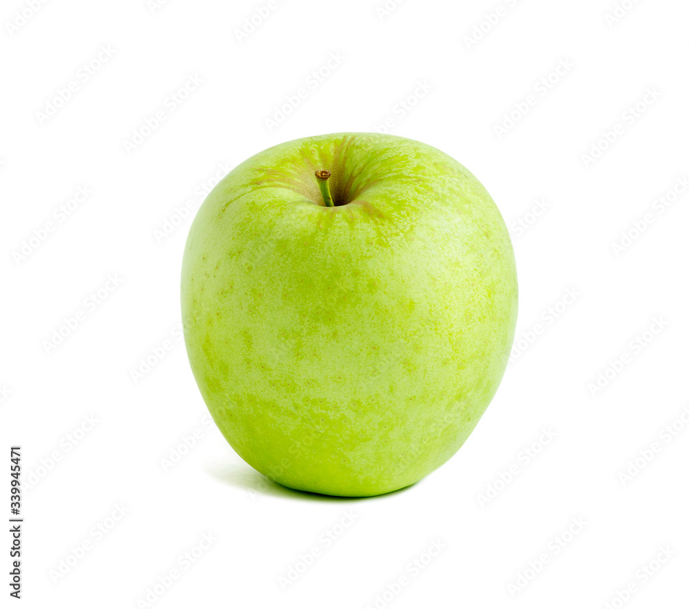 fresh green apple isolated on a white fresh green apple isolated on a white