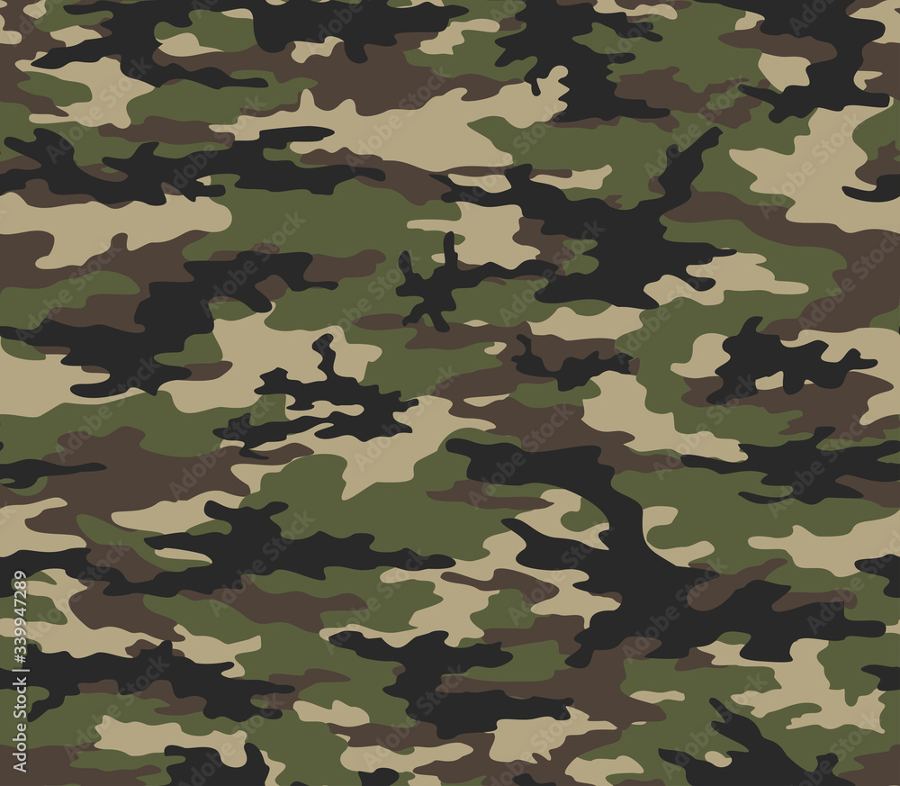 Texture military camouflage seamless pattern Vector Image