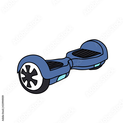 gyroscooter doodle icon